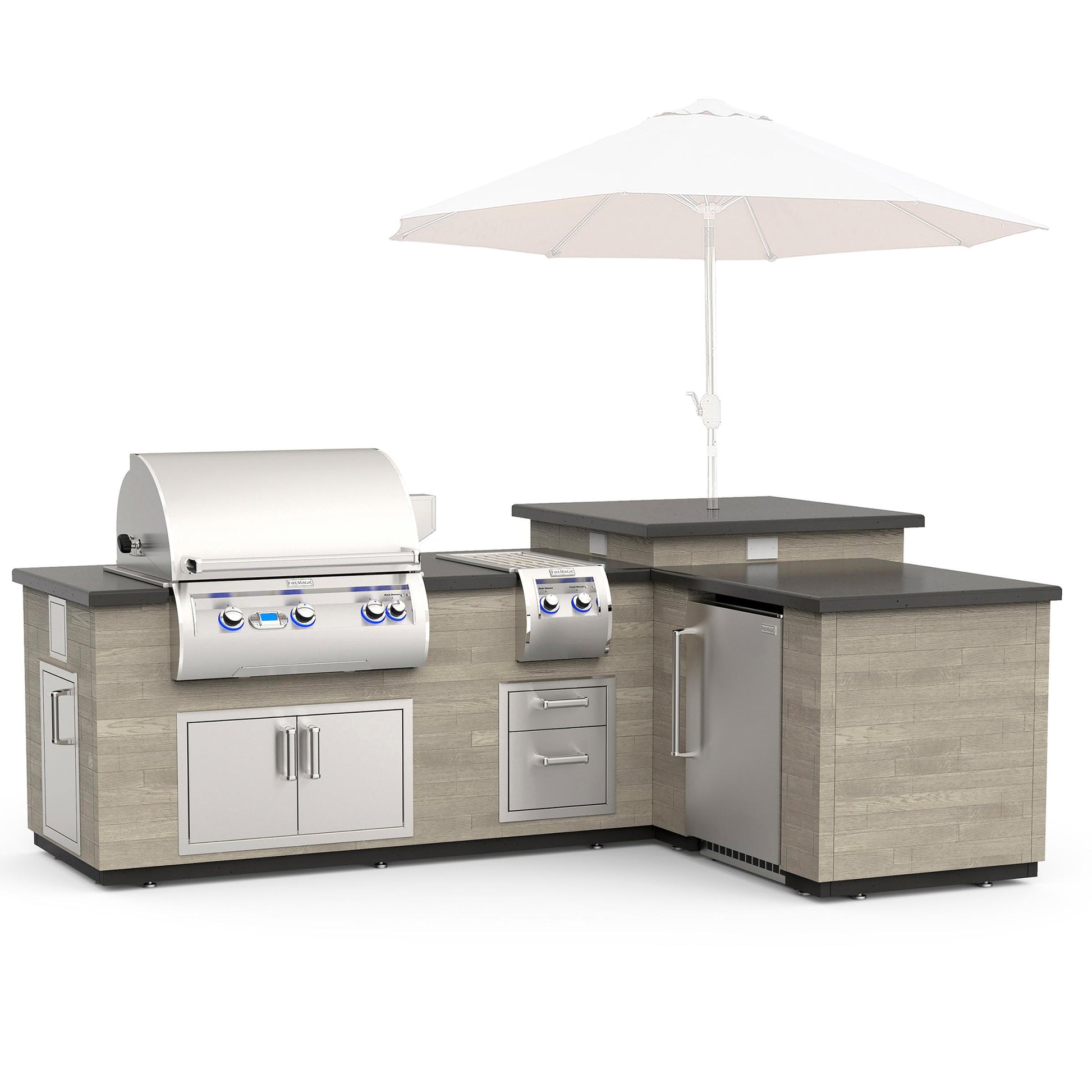 Fire Magic IL660SPR116BA Silver Pine L Island