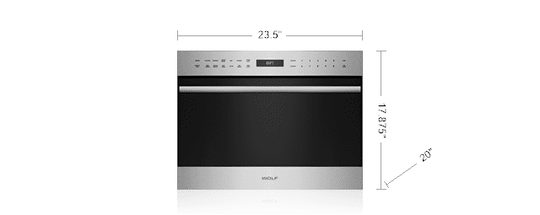 Wolf MDD24TESTH 24" E Series Transitional Drop-Down Door Microwave Oven