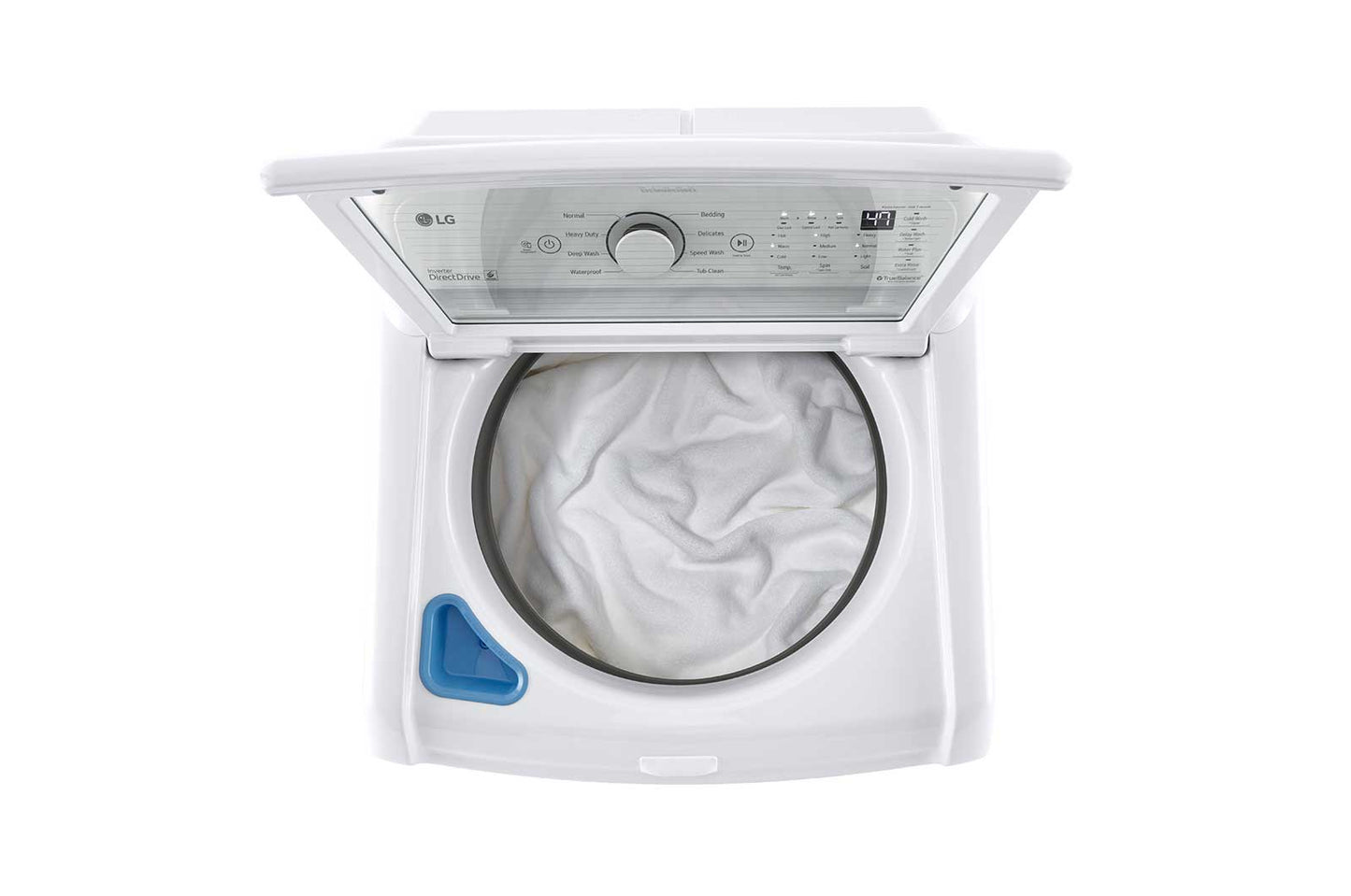 Lg WT7000CW 4.5 Cu. Ft. Ultra Large Capacity Top Load Washer With Turbodrum&#8482; Technology