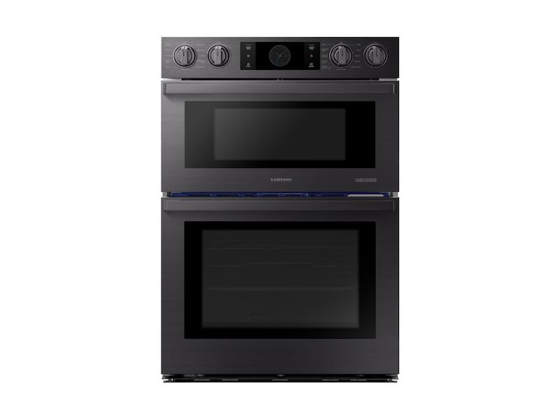 Samsung NQ70M9770DM 30" Flex Duo&#8482; Chef Collection Microwave Combination Wall Oven In Matte Black Stainless Steel