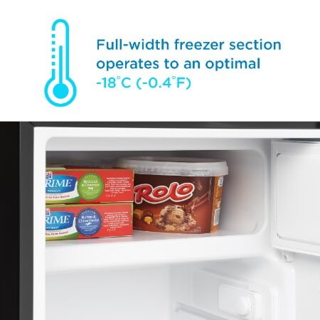 Danby DCR045B1BSLDB3 Danby 4.5 Cu. Ft. Compact Refrigerator With True Freezer