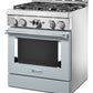 Kitchenaid KFGC500JMB Kitchenaid® 30'' Smart Commercial-Style Gas Range With 4 Burners - Misty Blue