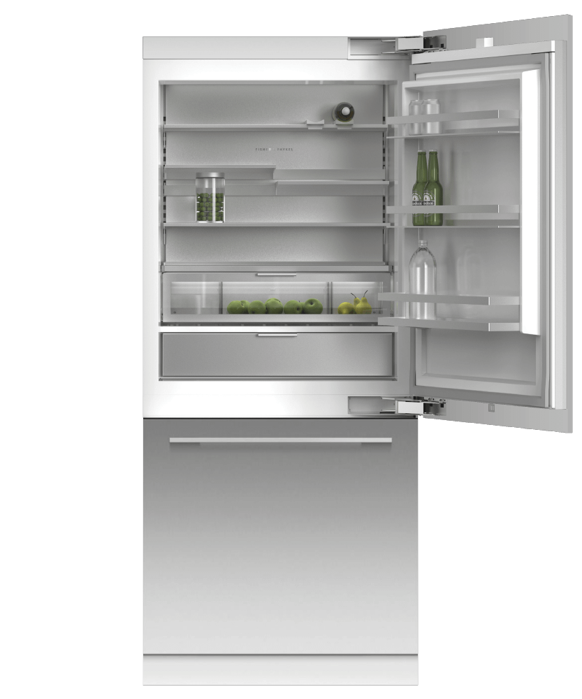 Fisher & Paykel RS3684WRUVK5 Integrated Refrigerator Freezer, 36", 19,2 Cu Ft, Ice & Water