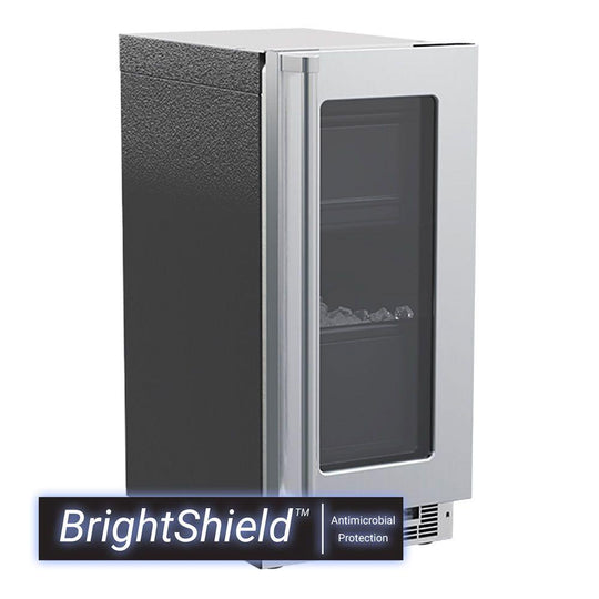 Marvel MPCP415SG81A 15 Inch Marvel Professional Clear Ice Machine With Brightshield With Door Style - Stainless Steel Frame Glass