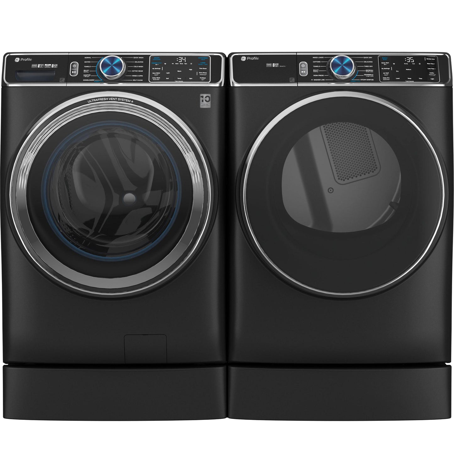 Ge Appliances PFD95GSPTDS Ge Profile&#8482; 7.8 Cu. Ft. Capacity Smart Front Load Gas Dryer With Steam And Sanitize Cycle