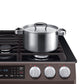 Samsung NX58R9421ST 5.8 Cu. Ft. Slide-In Gas Range With Convection In Tuscan Stainless Steel