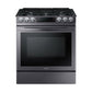 Samsung NX58R9421SG 5.8 Cu. Ft. Slide-In Gas Range With Convection In Black Stainless Steel