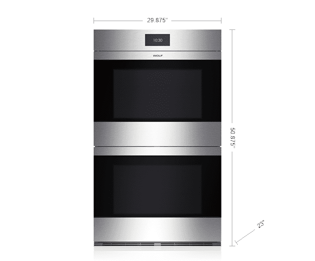 Wolf DO30CMS 30" M Series Contemporary Stainless Steel Built-In Double Oven