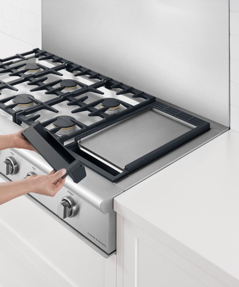 Fisher & Paykel CPV2486GDNN Gas Rangetop, 48", Griddle