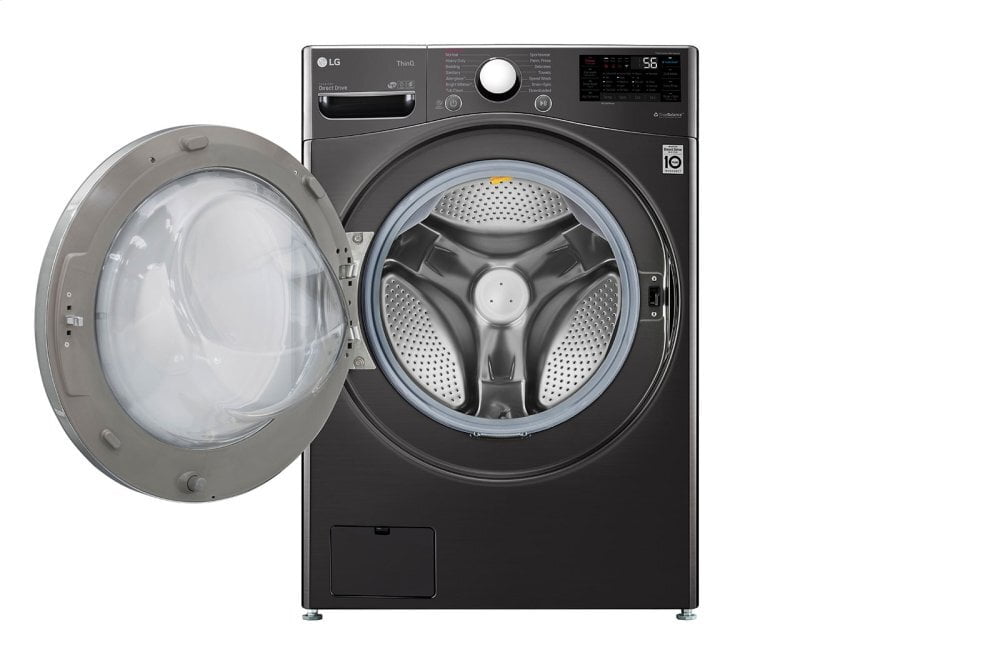 Lg WM3998HBA 4.5 Cu.Ft. Smart Wi-Fi Enabled All-In-One Electric Washer/Dryer With Turbowash® Technology
