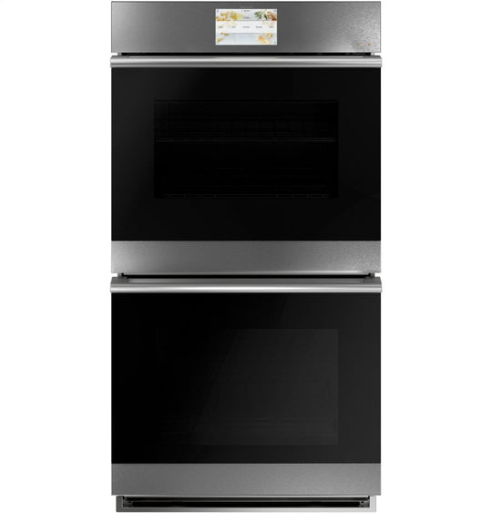 Cafe CKD70DM2NS5 Café 27" Smart Double Wall Oven With Convection In Platinum Glass