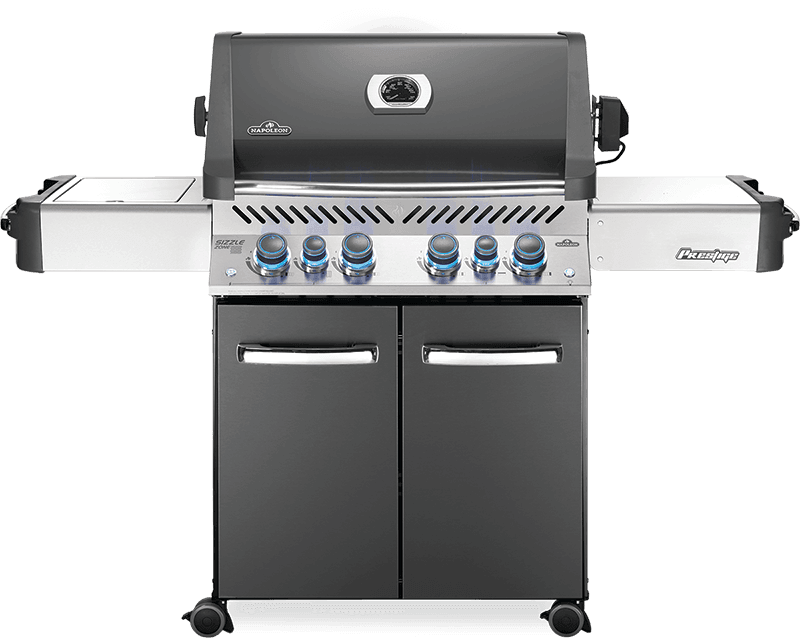 Napoleon Bbq P500RSIBNCH3 Prestige 500 Rsib With Infrared Side And Rear Burners , Grey , Natural Gas