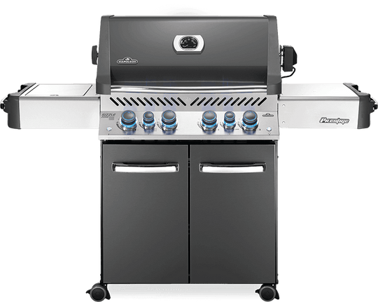 Napoleon Bbq P500RSIBNCH3 Prestige 500 Rsib With Infrared Side And Rear Burners , Grey , Natural Gas