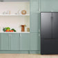 Samsung RF32CG5100MT 32 Cu. Ft. Mega Capacity 3-Door French Door Refrigerator With Dual Auto Ice Maker In Matte Black Steel