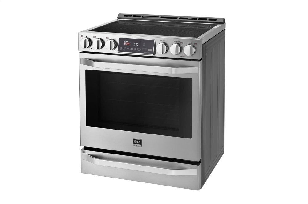 Lg LSIS3018SS Lg Studio 6.3 Cu. Ft. Induction Slide-In Range With Probake Convection® And Easyclean®
