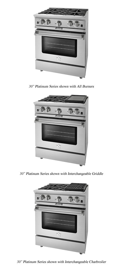 Bluestar BSP304BL 30" Platinum Series Range