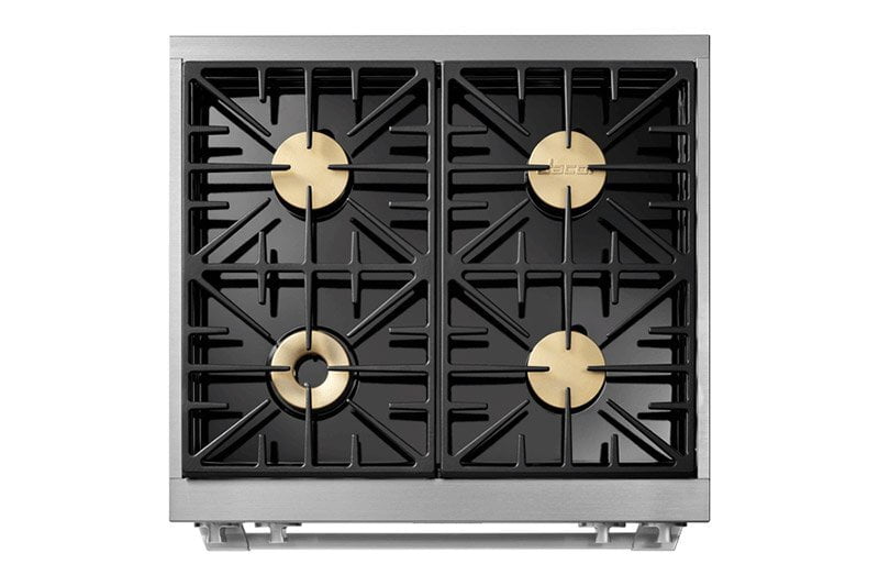 Dacor HDPR30SNGH 30" Dual Fuel Pro Range, Silver Stainless Steel, Natural Gas/High Alttitude