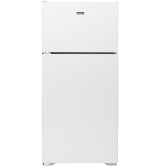 Hotpoint HPE16BTNLWW Hotpoint® Energy Star® 15.6 Cu. Ft. Recessed Handle Top-Freezer Refrigerator