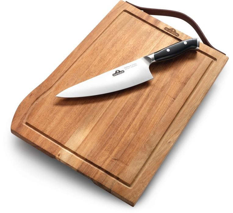 Napoleon Bbq 70066 Premium Cutting Board And Knife Set