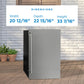 Danby DAR044A1SSO6 Danby 4.4 Cu. Ft. Outdoor Fridge In Stainless Steel