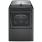 Ge Appliances PTD60EBPRDG Ge Profile™ 7.4 Cu. Ft. Capacity Aluminized Alloy Drum Electric Dryer With Sanitize Cycle And Sensor Dry