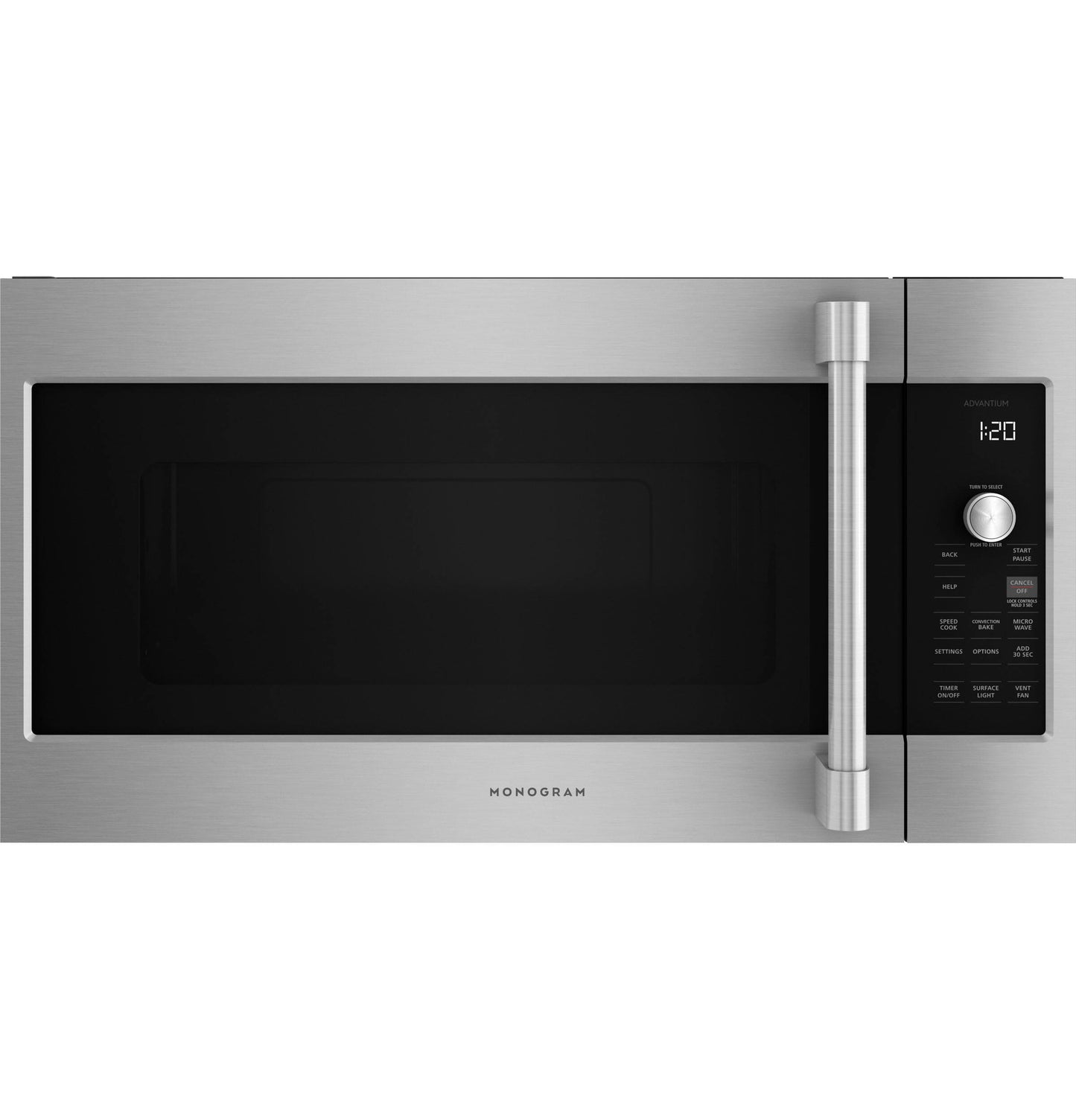 Monogram ZSA1202PSS Monogram Advantium® 120 Above-The-Cooktop Speedcooking Oven