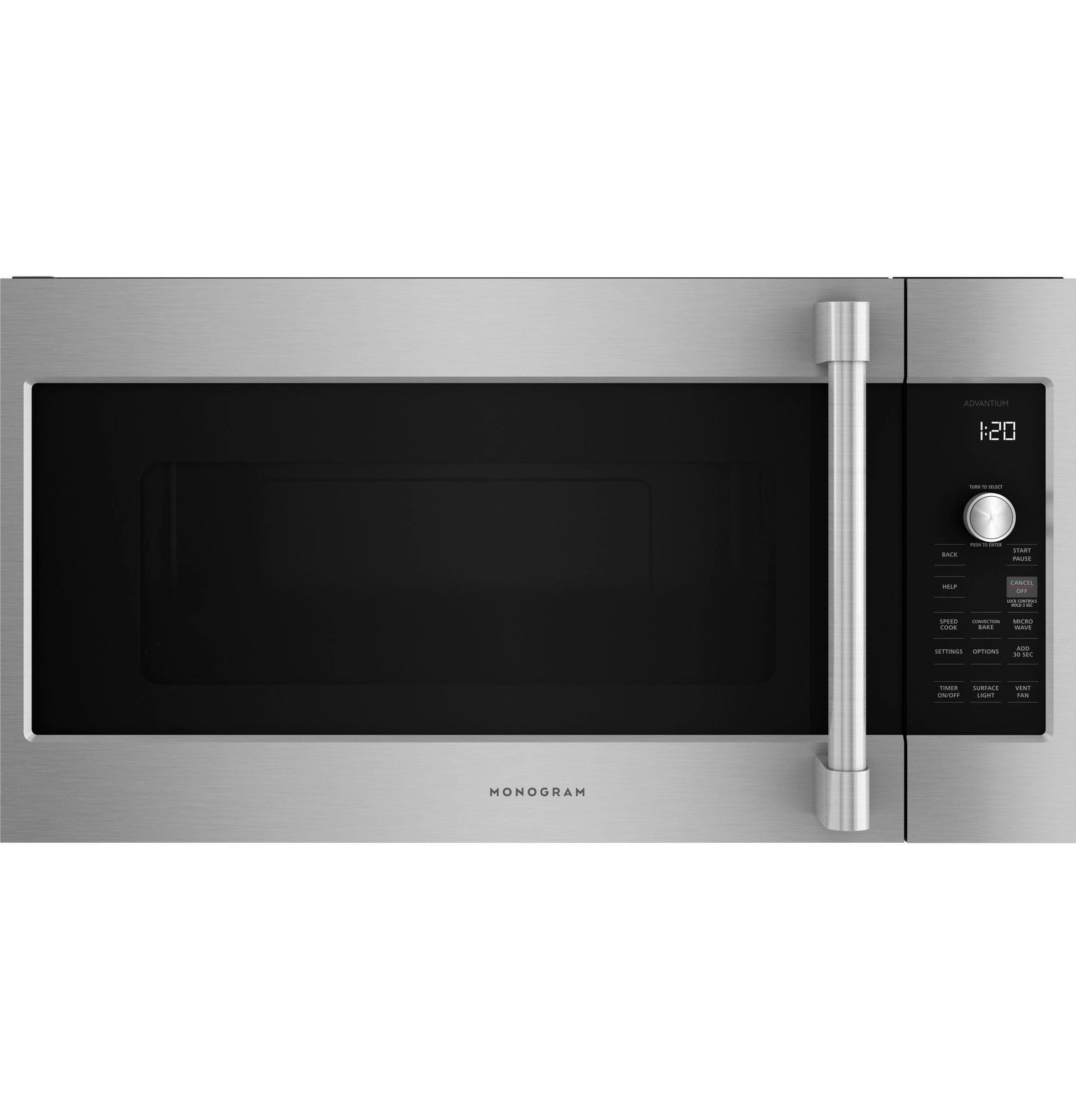 Monogram ZSA1202PSS Monogram Advantium® 120 Above-The-Cooktop Speedcooking Oven