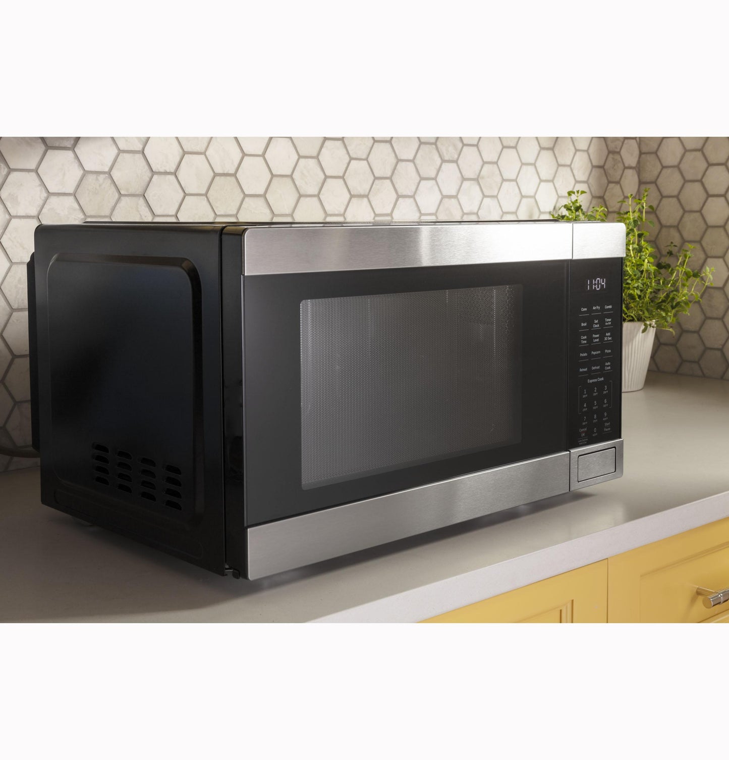 Ge Appliances JES1109RRSS Ge® 1.0 Cu. Ft. Capacity Countertop Convection Microwave Oven With Air Fry