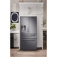 Samsung RF22R7351SG 22 Cu. Ft. Food Showcase Counter Depth 4-Door French Door Refrigerator In Black Stainless Steel