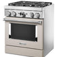 Kitchenaid KFDC500JMH Kitchenaid® 30'' Smart Commercial-Style Dual Fuel Range With 4 Burners - Milkshake