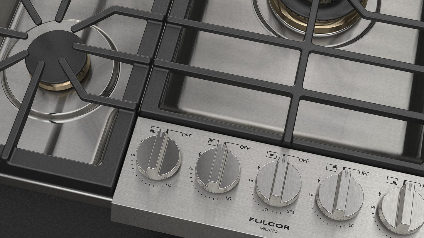 Fulgor Milano F6PGK305S2 30" Pro Gas Cooktop
