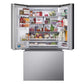 Lg LRYKS3106S 31 Cu. Ft. Smart Standard-Depth Max™ French Door Refrigerator With Four Types Of Ice And Mirror Instaview®