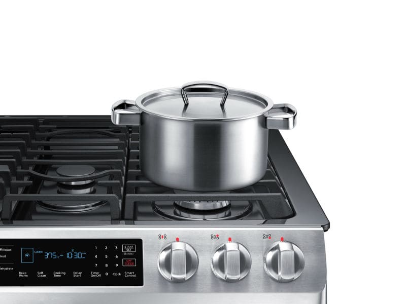 Samsung NX58R9421SS 5.8 Cu. Ft. Slide-In Gas Range With Convection In Stainless Steel