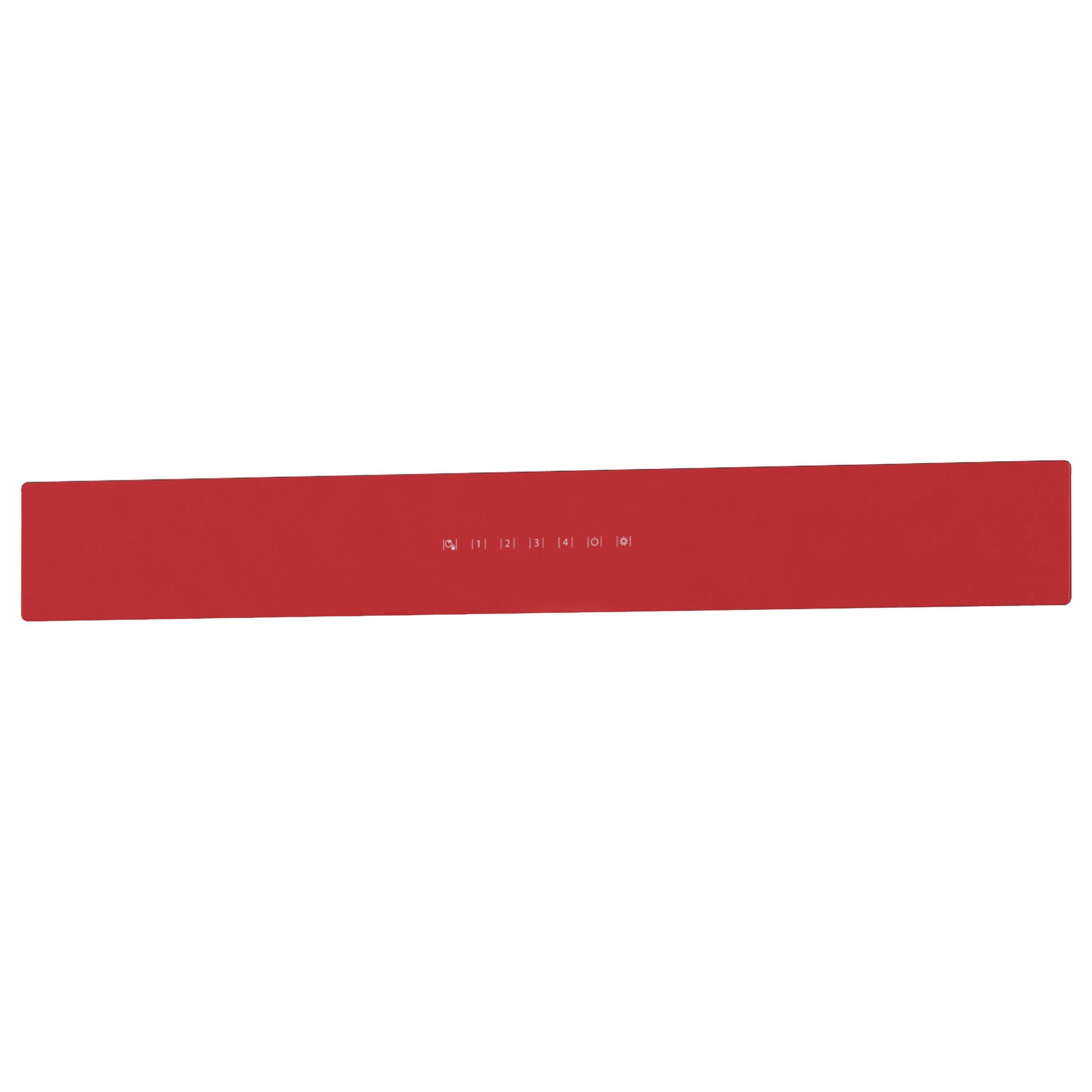 Best Range Hoods SV09956RD Wcb3 & Icb3 36'' Front Glass Panel Red