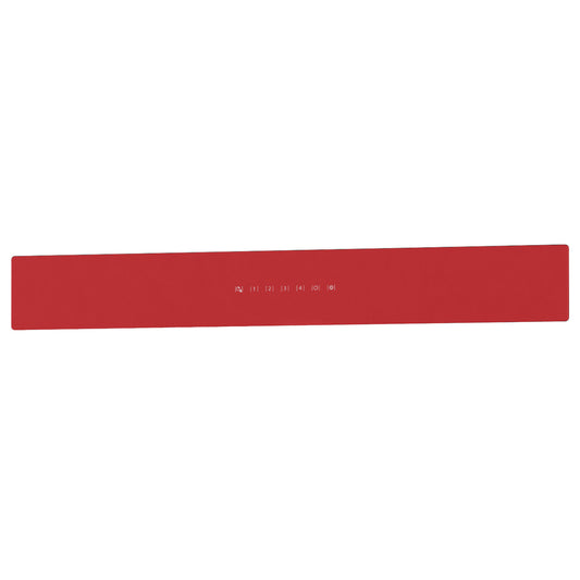 Best Range Hoods SV09955RD Wcb3 30'' Front Glass Panel Red
