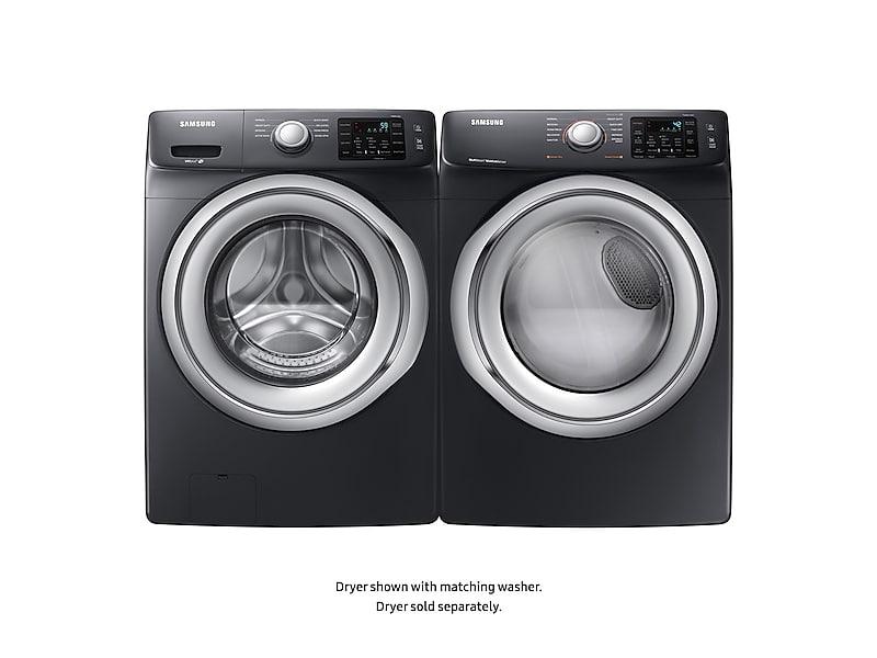 Samsung DVG45N5300V 7.5 Cu. Ft. Gas Dryer With Steam In Black Stainless Steel