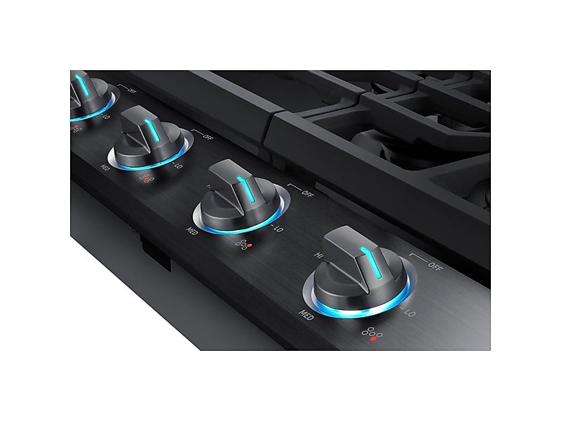 Samsung NA30N6555TG 30" Gas Cooktop In Black Stainless Steel