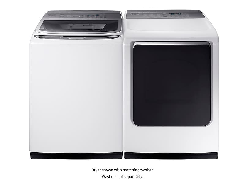 Samsung DVG54M8750W 7.4 Cu. Ft. Gas Dryer With Integrated Touch Controls In White