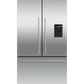 Fisher & Paykel RF201ADUSX5N Freestanding French Door Refrigerator Freezer, 36