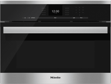 Miele DGC66001 Stainless Steel - Steam Oven With Full-Fledged Oven Function And Xl Cavity Combines Two Cooking Techniques - Steam And Convection.