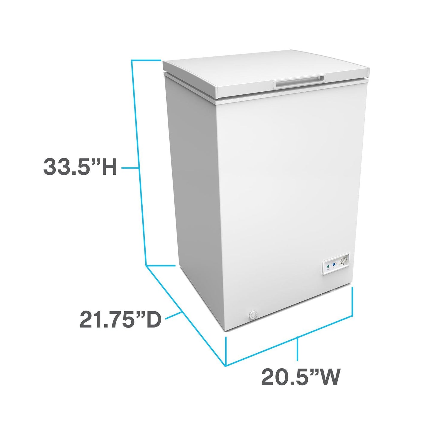 Avanti CF35F0W Avanti Garage Ready Chest Freezer, 3.5 Cu. Ft.
