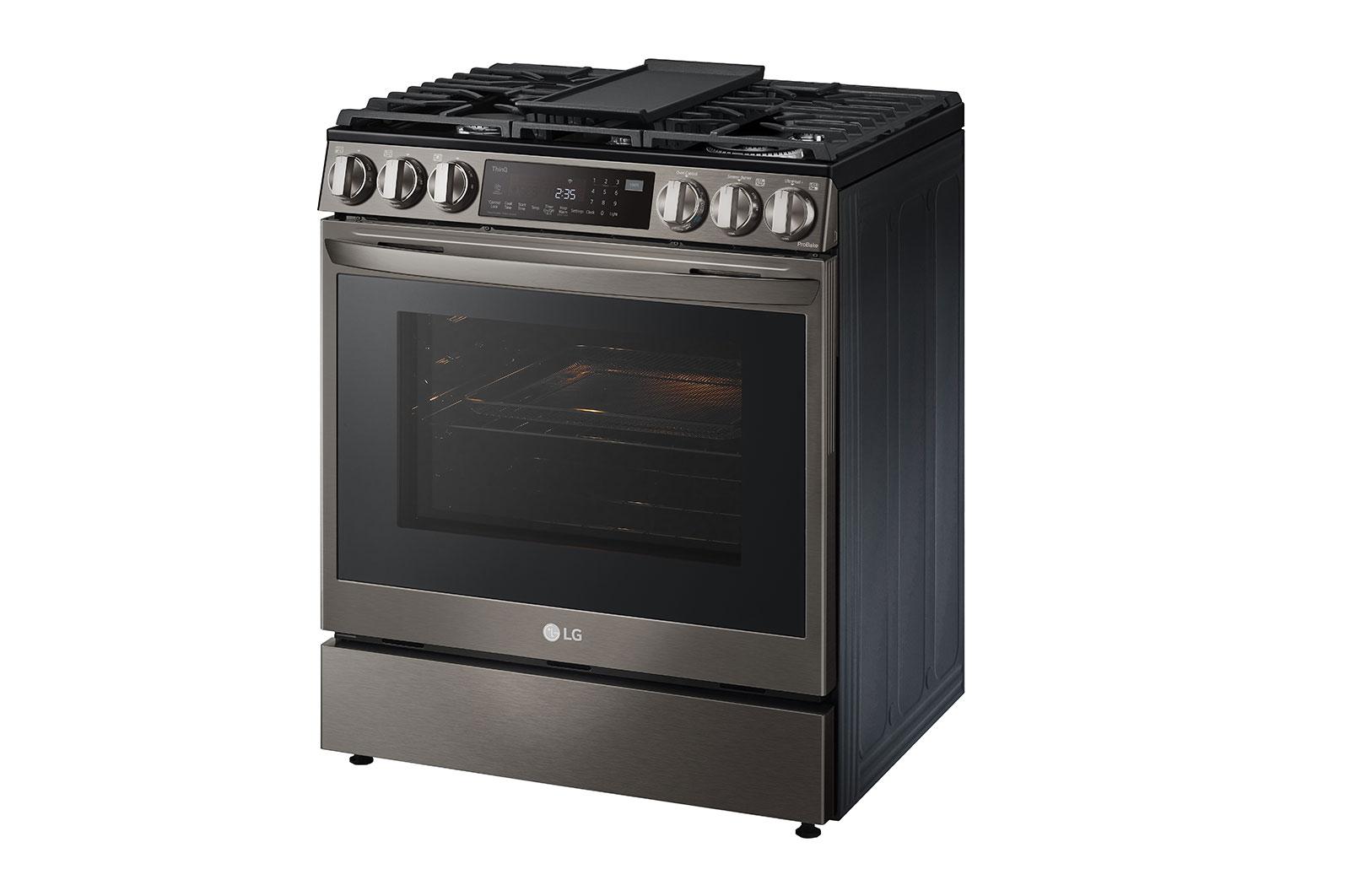 Lg LSDL6336D 6.3 Cu. Ft. Smart Wi-Fi Enabled Probake® Convection Instaview® Dual Fuel Slide-In Range With Air Fry