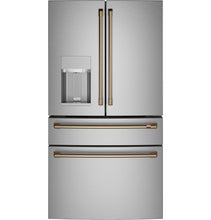 Cafe CXE22DP2PS1 Café™ Energy Star® 22.3 Cu. Ft. Smart Counter-Depth 4-Door French-Door Refrigerator
