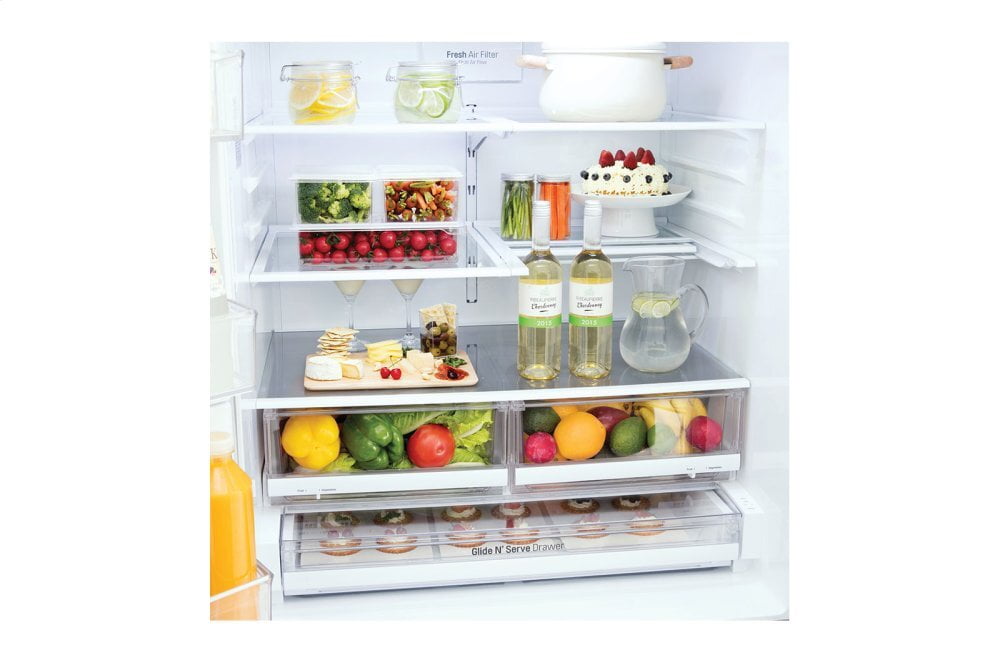 Lg LMXS28626S 28 Cu.Ft. Smart Wi-Fi Enabled French Door Refrigerator