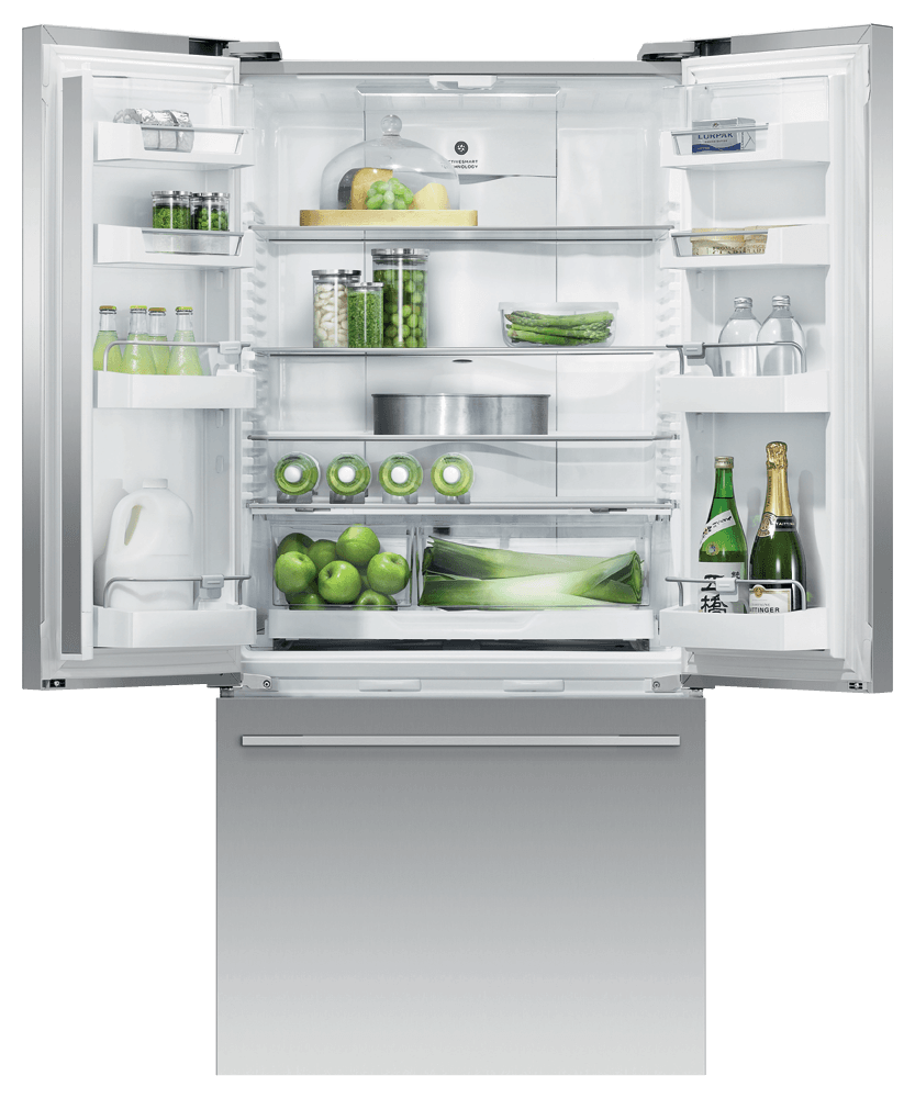 Fisher & Paykel RF170ADX4N Freestanding French Door Refrigerator Freezer, 32", 17 Cu Ft