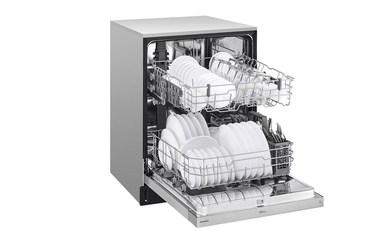 Lg LDFN3432T Front Control Dishwasher With Quadwash&#8482;