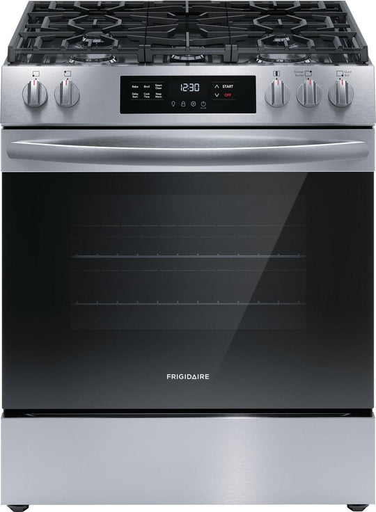 Frigidaire FCFG3062AS Frigidaire 30" Front Control Gas Range With Quick Boil