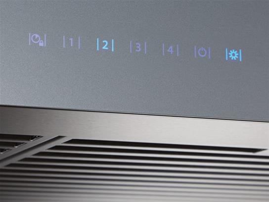 Best Range Hoods WCB3I36SBS Ispira 36-In. 650 Max Cfm Stainless Steel Chimney Range Hood With Purled™ Light System And Brushed Grey Glass