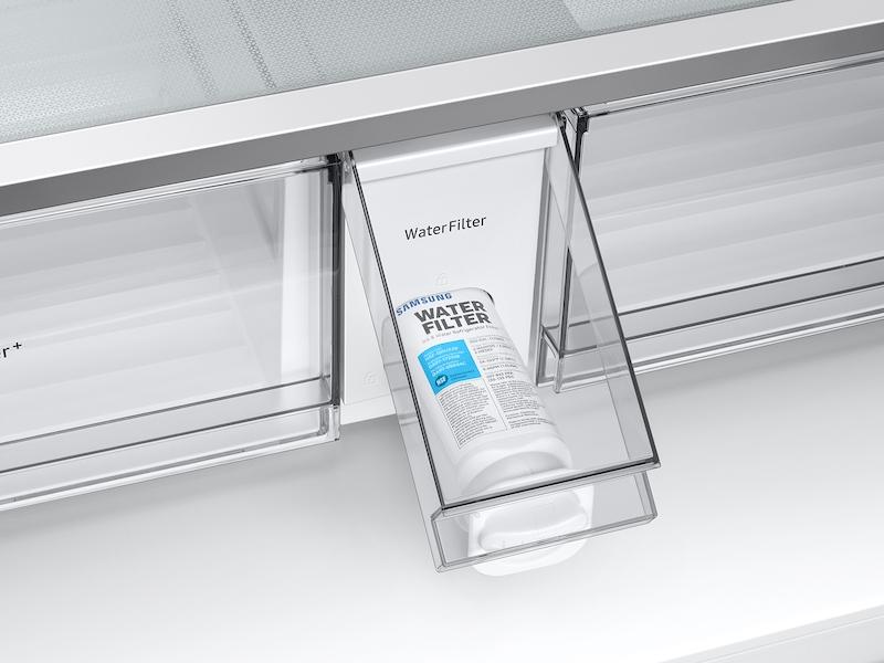 Samsung RF29BB860012 Bespoke 4-Door French Door Refrigerator (29 Cu. Ft.) With Beverage Center&#8482; In White Glass