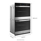 Whirlpool WOED3030LS 10.0 Total Cu. Ft. Double Self-Cleaning Wall Oven
